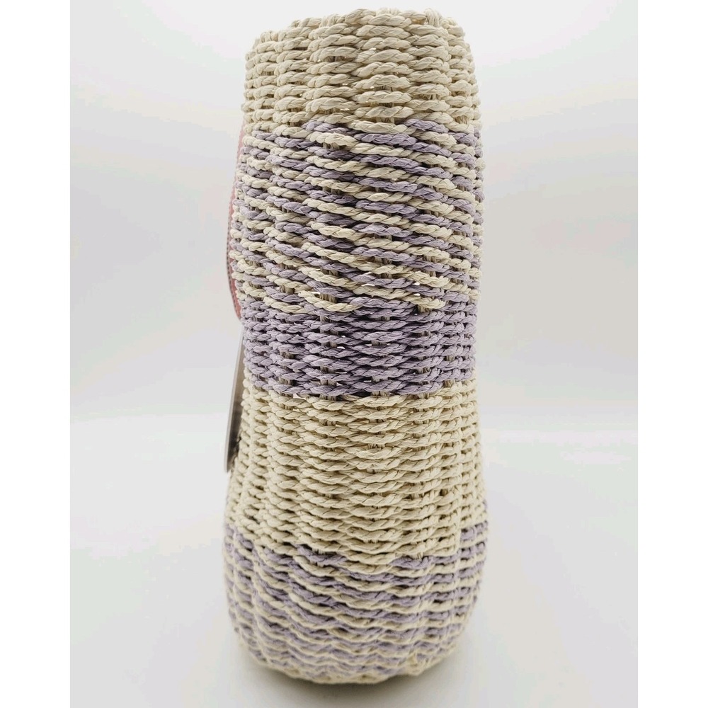 BTB Los Angeles Ro Tote in Lilac Women's‎ Large Woven Handbag Shoulder Purse - Picture 4 of 8